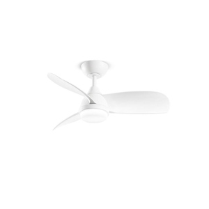 Perenz milo piccolo ventilatore bianco da soffitto ambienti <13mq led cct