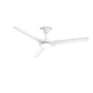 Grande ventilatore da soffitto bianco perenz nova led cct ambienti >20mq