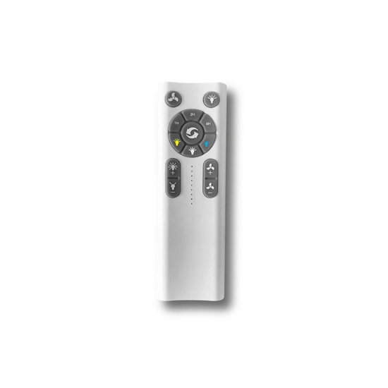 Grande ventilatore da soffitto bianco perenz nova led cct ambienti >20mq