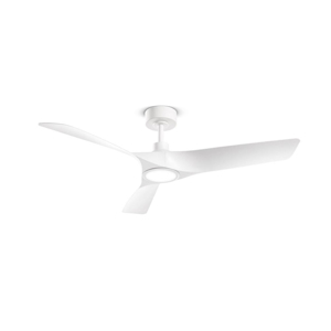 Perenz loki ventilatore bianco da soffitto led cct ambienti >20mq