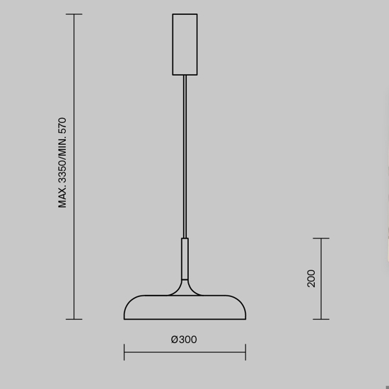 Maytoni gerhard lampada a sospensione led 19w 3000k design moderno