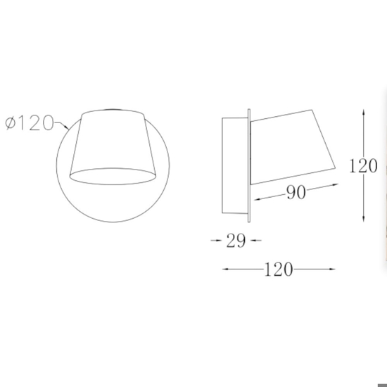 Maytoni pixel applique led 7w 3000k per comodino
