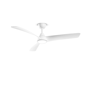 Ventilatore da soffitto bianco perenz nora bianco led ambienti >20mq