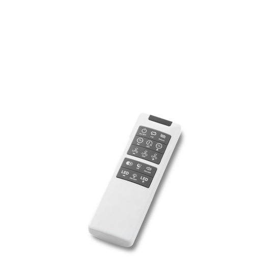Ventilatore da soffitto bianco perenz nora bianco led ambienti >20mq