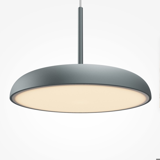 Maytoni gerhard lampada a sospensione led 26w 3000k grigia mod189pl-l18gr3k1
