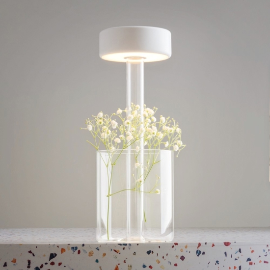 Maytoni ai collaboration lampada da tavolo led 3w da 2200k a 4000k portatile bianca
