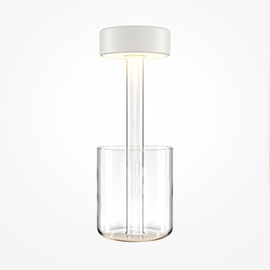 Maytoni ai collaboration lampada da tavolo led 3w da 2200k a 4000k portatile bianca