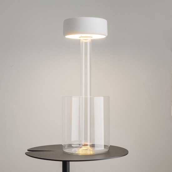 Maytoni ai collaboration lampada da tavolo led 3w da 2200k a 4000k portatile bianca