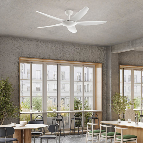 Ventilatore da soffitto wind perenz bianco ambienti >20mq