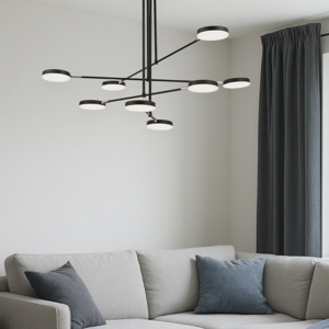 Maytoni fad lampadario moderno led 49w 3000k orientabile
