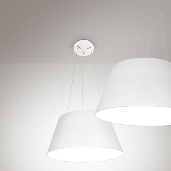 Affralux parabole diodi lampadario da cucina bianco led 50w 3200k