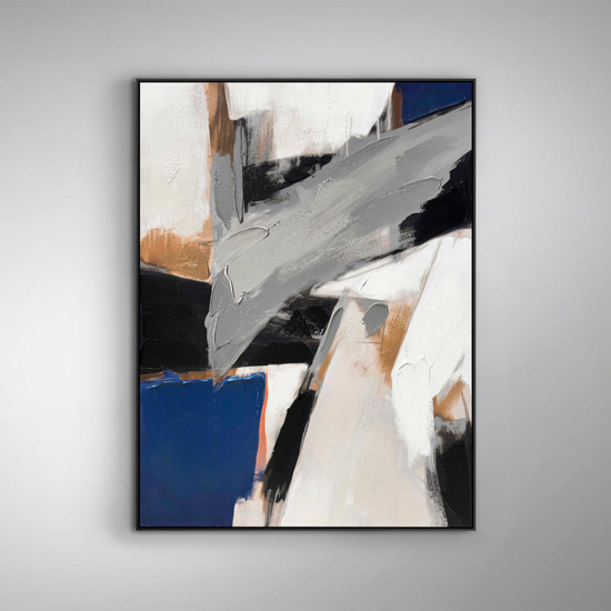 Quadro astratto moderno 90x120 cm per soggiorno