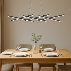Maytoni halo lampadario cucina led 40w da 3000k a 4000k moderno