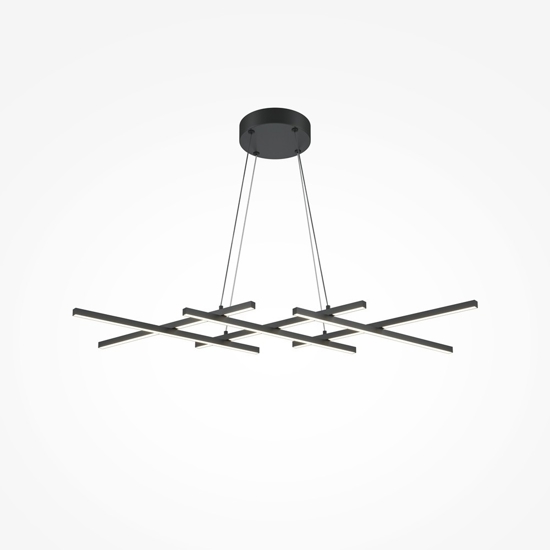 Maytoni halo lampadario cucina led 40w da 3000k a 4000k moderno