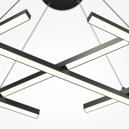 Maytoni halo lampadario cucina led 40w da 3000k a 4000k moderno