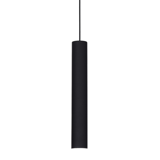 Ideal lux look sp1 d06 lampada a sospensione cilindro nero