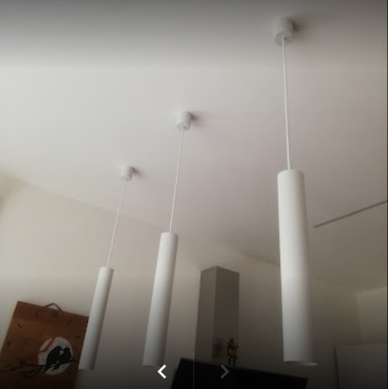 Lampada a sospensione cilindro ideal lux look sp1 d06 bianco