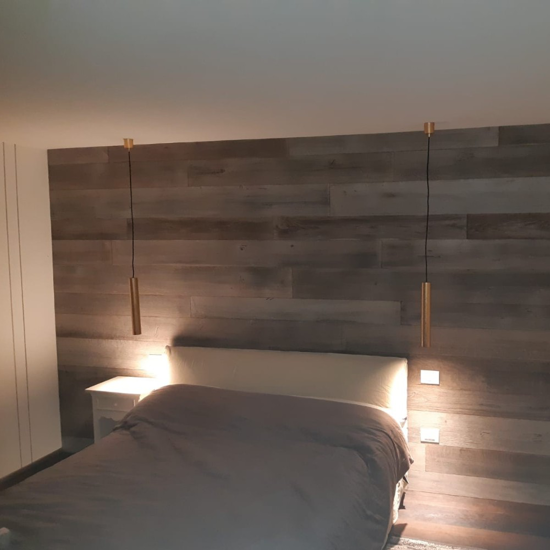 Look sp1 d06 ideal lux lampada a sospensione cilindro foglia oro
