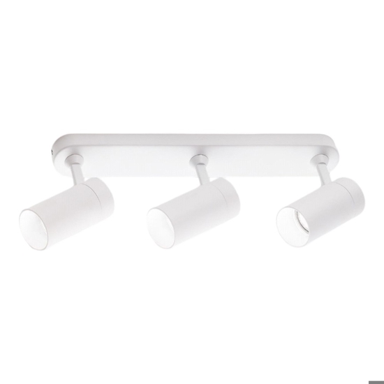 Plafoniera con 3 faretti led bianco isyluce per cucina moderna