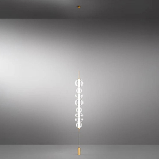 Bubbles perenz lampada da terra bolle vetro led 3000k altezza regolabile