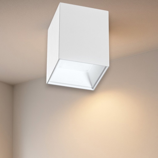 Isyluce faretto led cubo 12w 3000k bianco