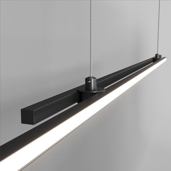 Maytoni halo lampadario led 48w 4000k per tavolo da cucina