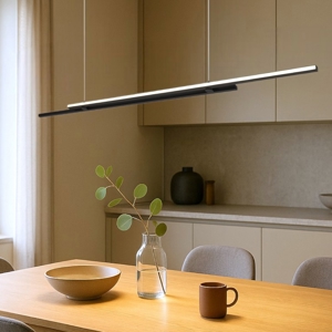 Maytoni halo lampadario cucina led 48w da 3000k a 4000k sottile