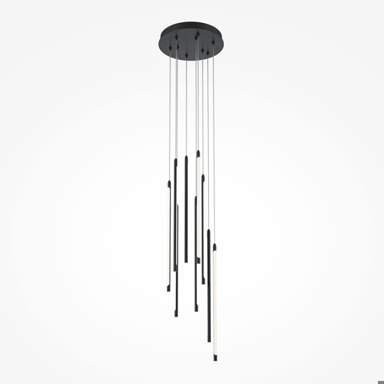 Maytoni light stick lampada a sospensione led 46w 3000k con pendenti