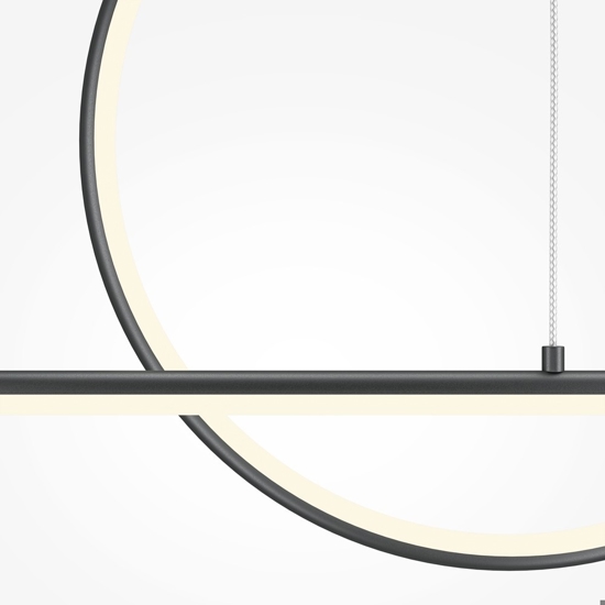 Maytoni halo lampadario cucina led 40w da 3000k a 4000k moderno