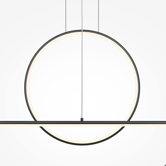 Maytoni halo lampadario da cucina led 40w da 3000k a 4000k moderno