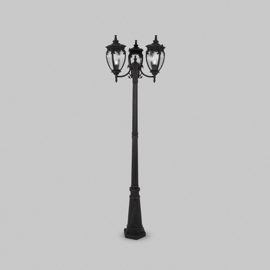 Maytoni fleur lampione alto da giardino ip44 design elegante