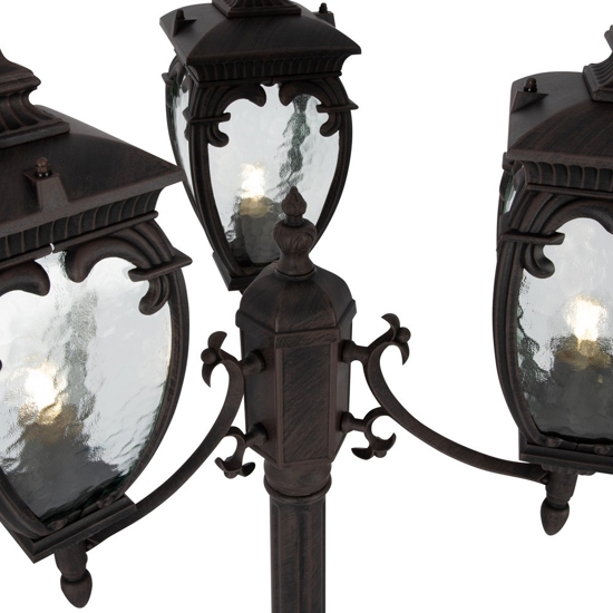Maytoni fleur lampione alto da giardino ip44 design elegante