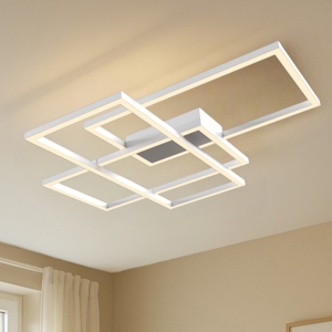 Maytoni rida plafoniera moderna led 78w da 3000k a 4000k bianca