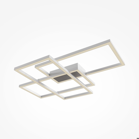 Maytoni rida plafoniera moderna led 78w da 3000k a 4000k bianca