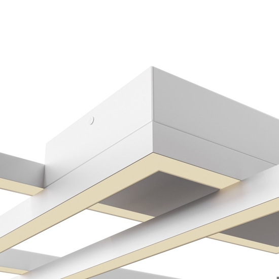 Maytoni rida plafoniera moderna led 78w da 3000k a 4000k bianca
