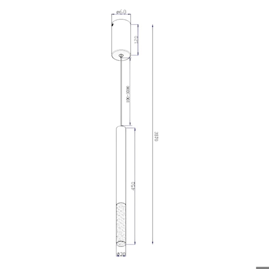 Maytoni pro shade lampada a sospensione led 6w 4000w cilindrica moderna