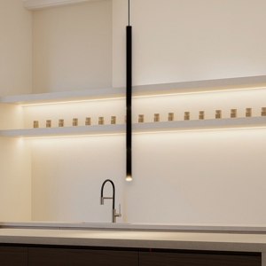 Maytoni pro extra lampada a sospensione led 6w 4000k cilindrica nera