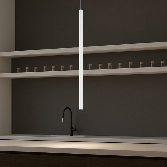 Maytoni pro extra lampada a sospensione led 6w 4000w sottile bianca