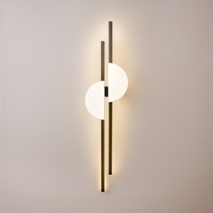 Maytoni skyline applique da parete led 23w 4000k colore nero e bianco