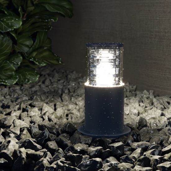 Maytoni bronx lampioncino da giardino ip54 colore grigio