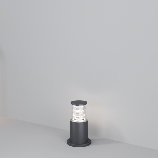Maytoni bronx lampioncino da giardino ip54 colore grigio