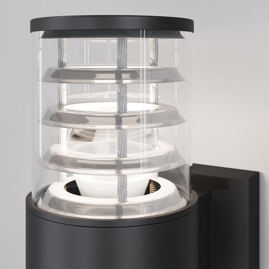 Maytoni bronx applique da esterno ip54 design moderno