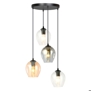 Lampadario vetri colorati per soggiorno moderno fp