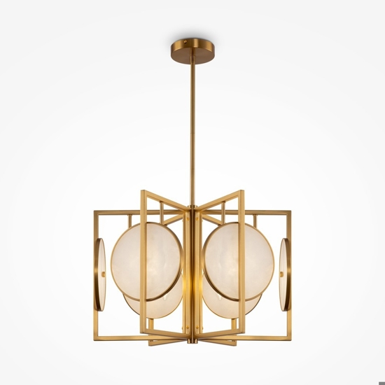 Maytoni marmo lampadario moderno con lastre in pietra
