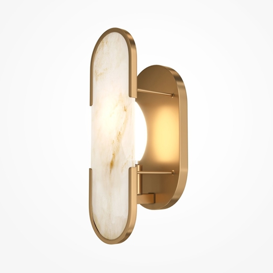 Maytoni marmo applique per camera da letto colore oro