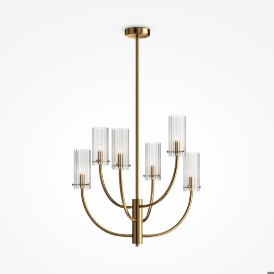 Maytoni arco lampadario per camera da letto 6 luci