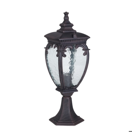 Maytonio fleur lampioncino da giardino ip44 portalampada in vetro