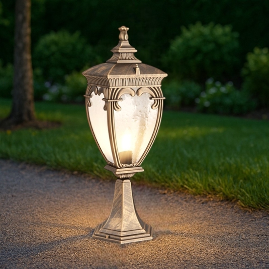 Maytoni fleur lampioncino da giardino ip44 effetto anticato