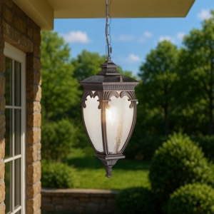 Maytoni fleur lampadario per esterno ip44 design a lanterna