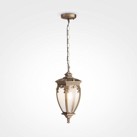 Maytoni fleur lampadario per esterno ip44 colore oro